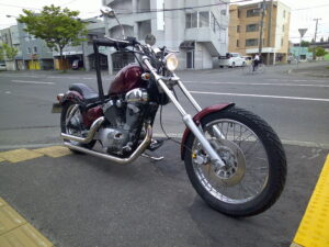 YAMAHA XV250ビラーゴ　チョッパーフルカスタム　トリプルツリー　ローダウン