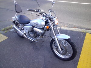 HONDA　マグナ50　CCバー　デジタルメーター